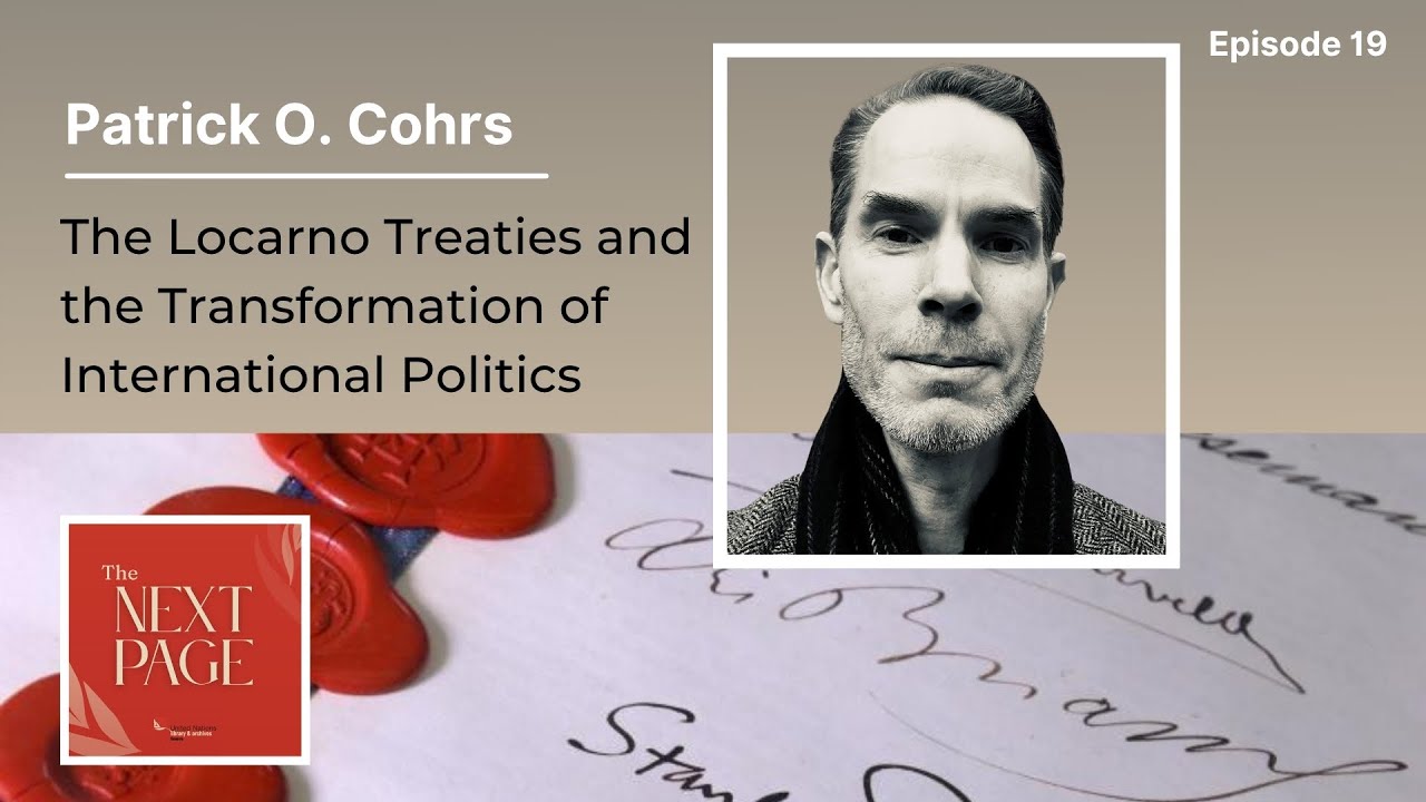 The Locarno Treaties and the Transformation of International Politics