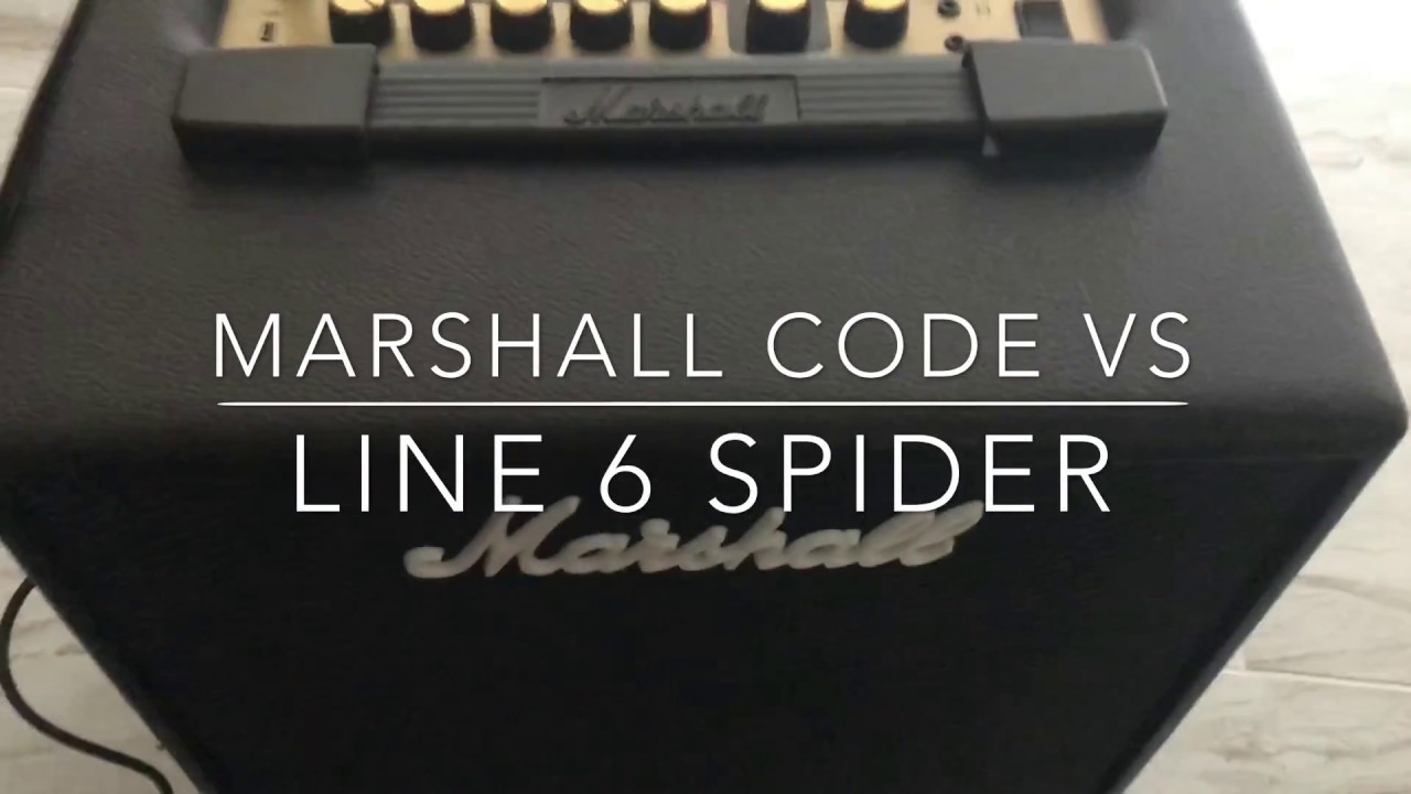 Marshall Code 25 vs Line 6 IV - Entry level Digital Processing Amp Shootout