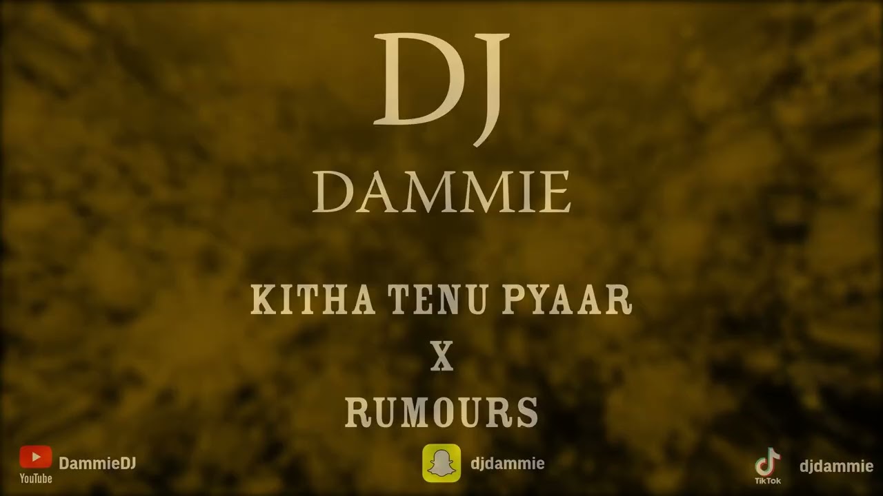 KITHA TENU PYAAR | RUMOURS | GREGORY ISAACS | RUPINDER HANDA | 2025 PUNJABI REMIX | NEW PUNJABI SONG