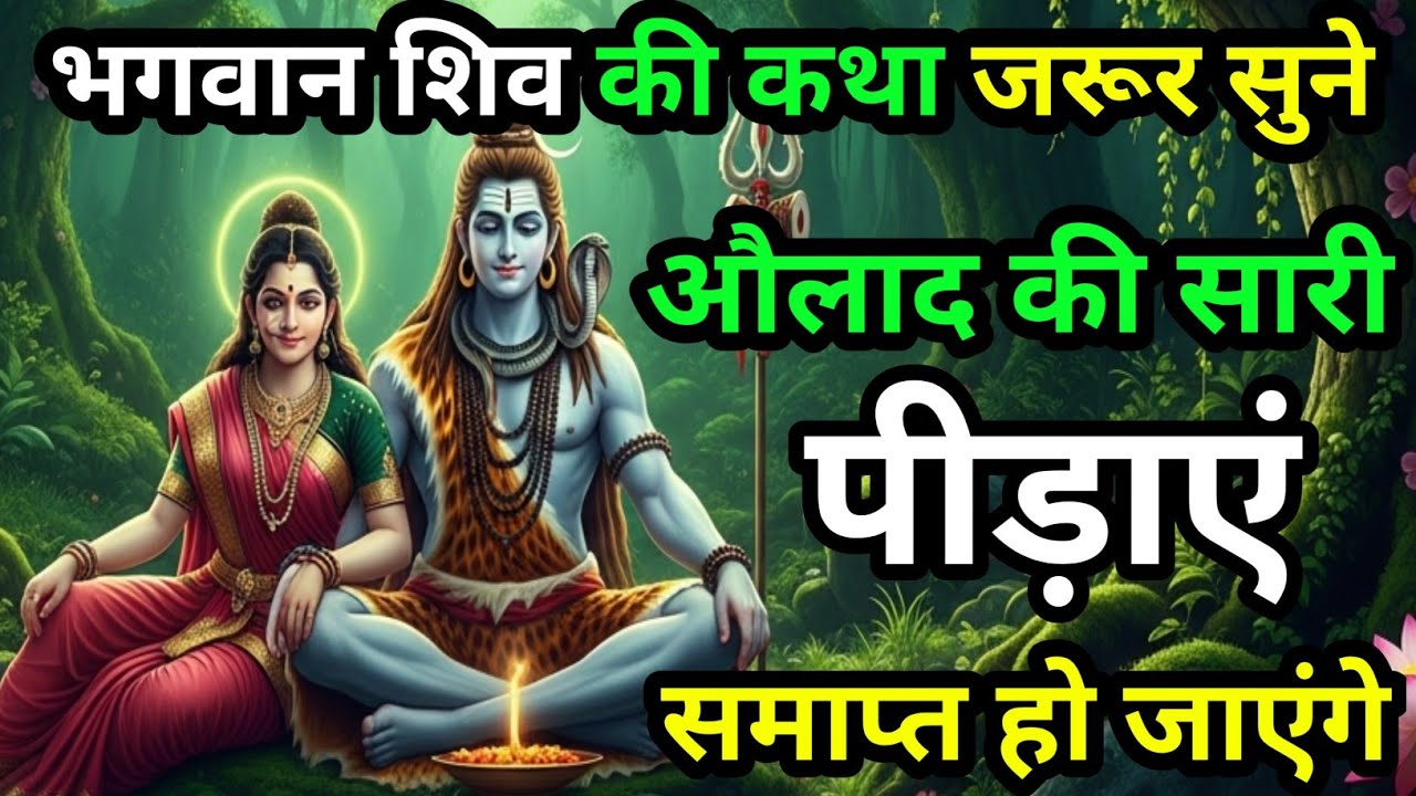 आज के दिन भगवान शिव की यह कथा जरूर सुने औलाद के सारे कष्ट स्वयं समाप्त हो जाएंगे। Shiv vrat katha
