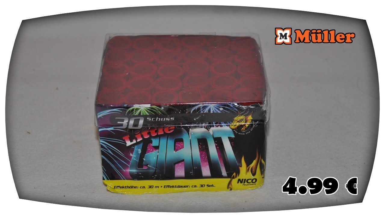 LITTLE GIANT von Nico Feuerwerk | 4,99€ bei Müller | - Pyrofreakk AT