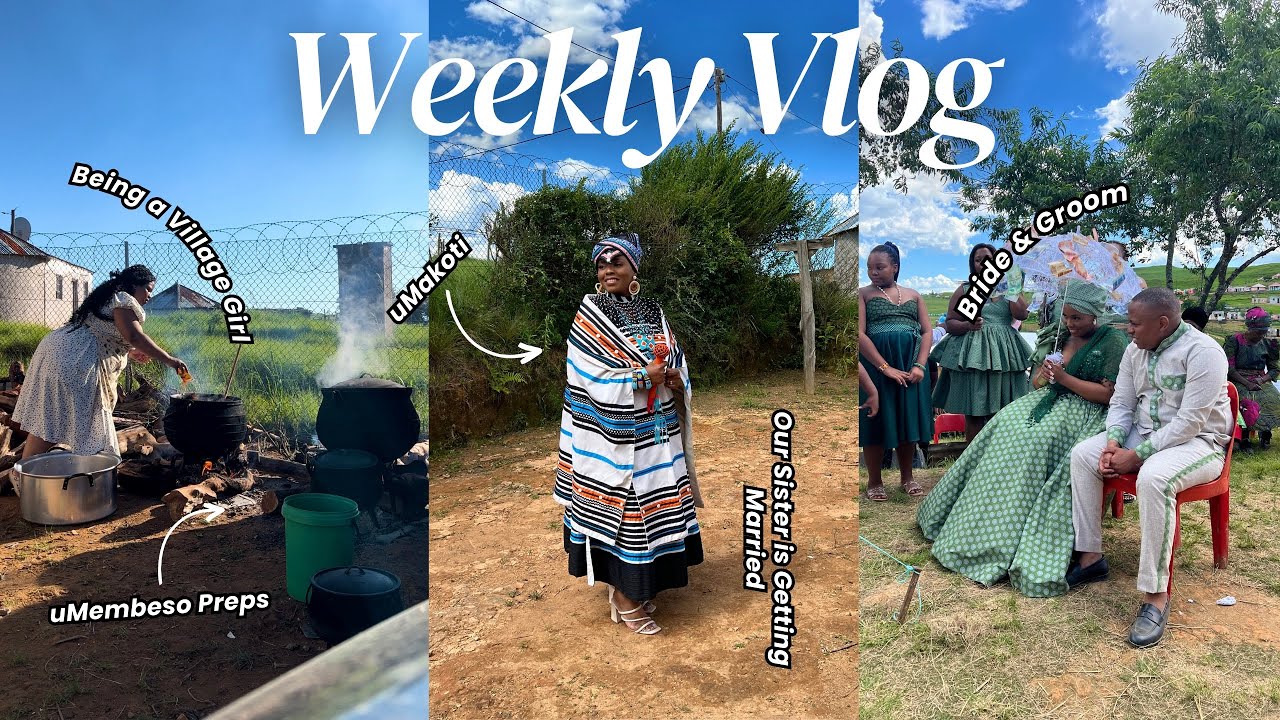 Weekly Vlog | Road Trip with Hubby, Being a Village girl, Attending uMembeso at Home
