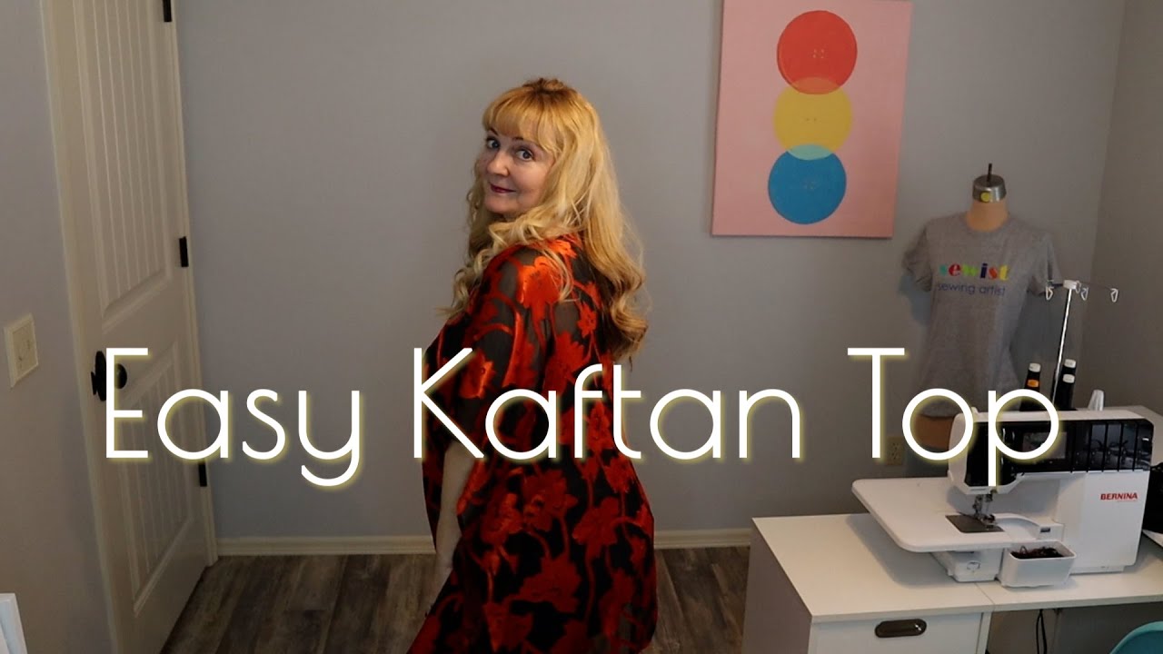 Sew With Me - Easy Kaftan Top for New Years Eve