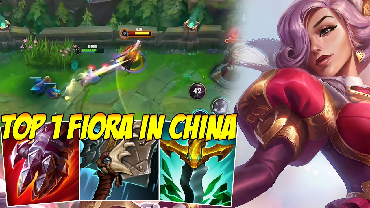 FIORA TOP NOW IS SO BROKEN IN CHINA - WILD RIFT