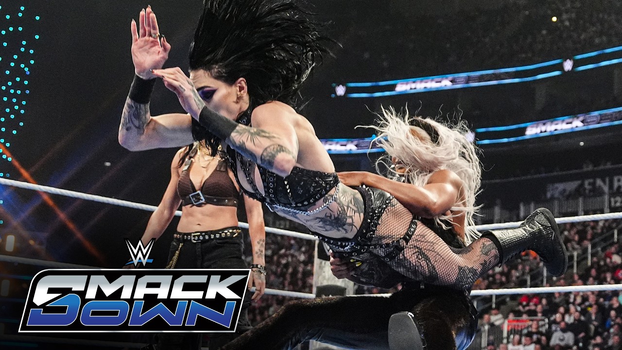 Джейд Каргилл, Мичин и Би-Фэб атакуют Рию Рипли: лучшие моменты SmackDown, 27 марта 2026 года.