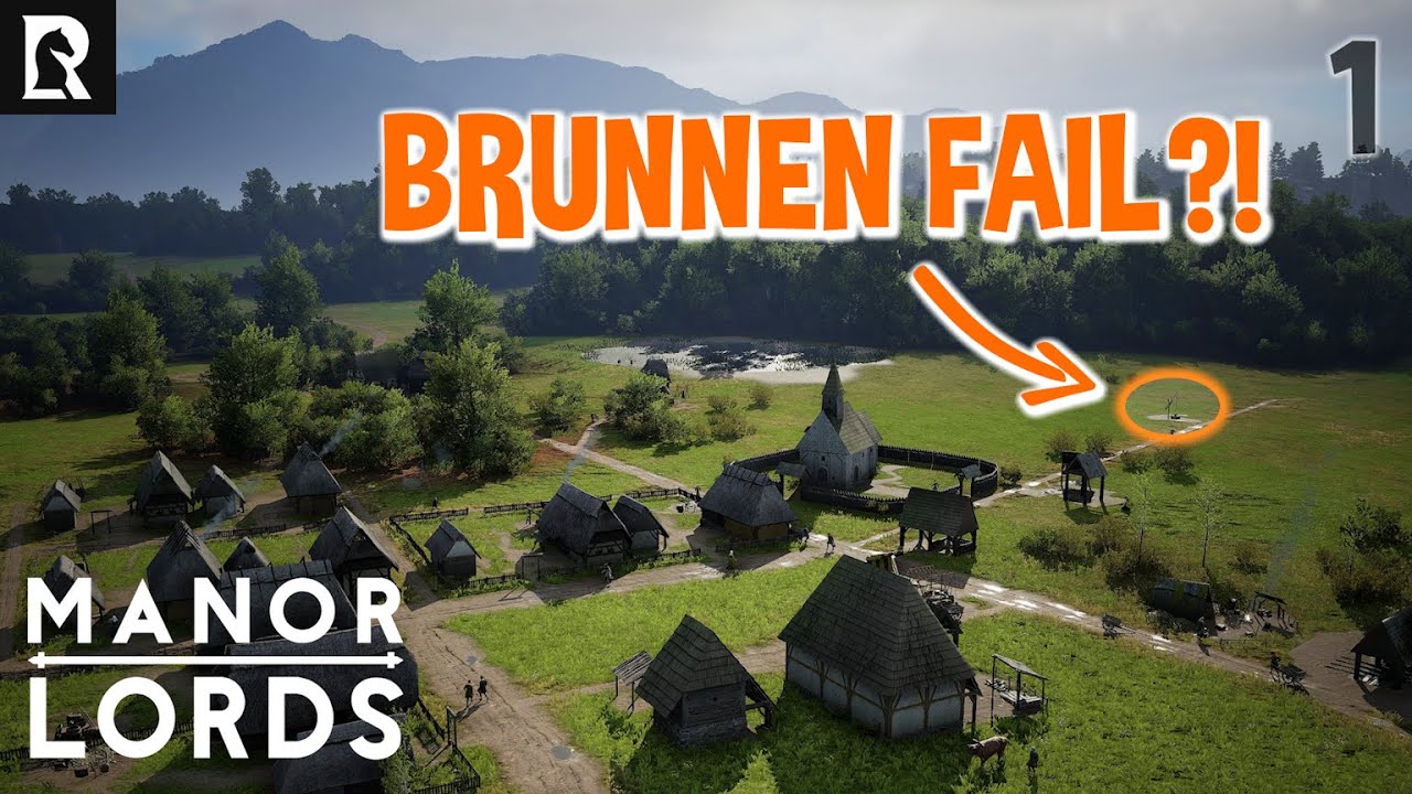 Alles geplant… bis der Brunnen fehlte | #1 Manor Lords Let's Play