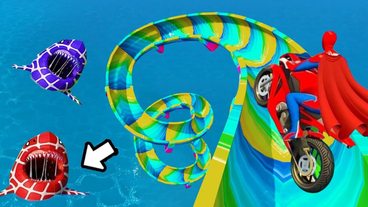 SPIDER-MAN Takes on WORLD'S HARDEST Ramp Climb in GTA 5🥇🪂 Superhero Mission