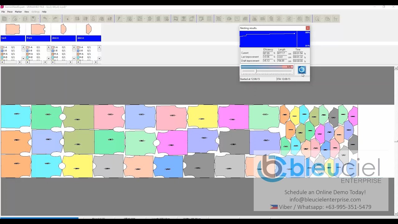 Gemini CAD High Efficiency Garment Pattern Making Software by Bleuciel Enterprise