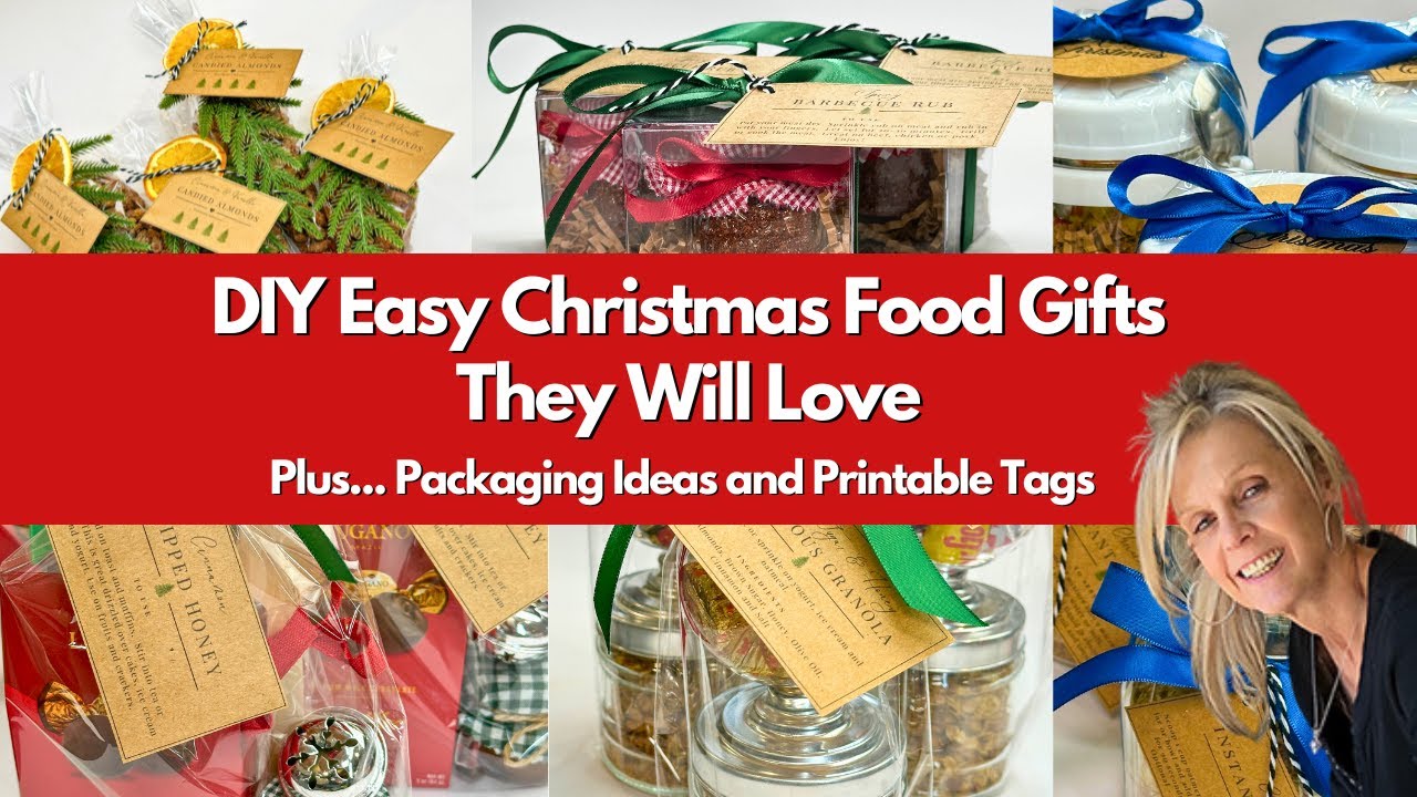 Quick and Easy Christmas Food Gifts They Will Love w/Packaging Ideas