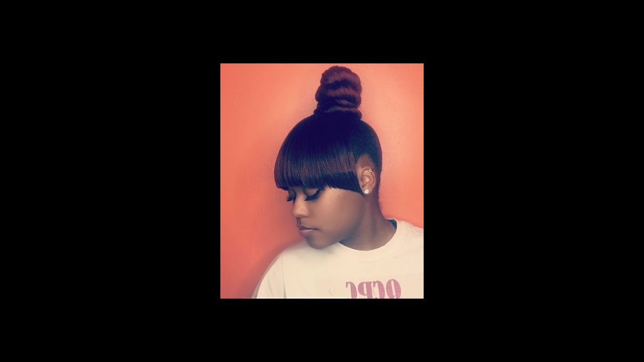 Top Knot Bun with BANGS