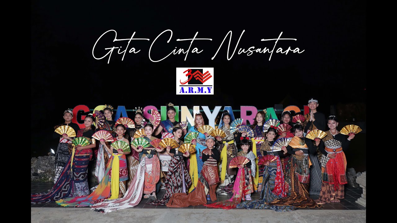 Gita Cinta Nusantara - 3 Army Cover | All Student Vocal