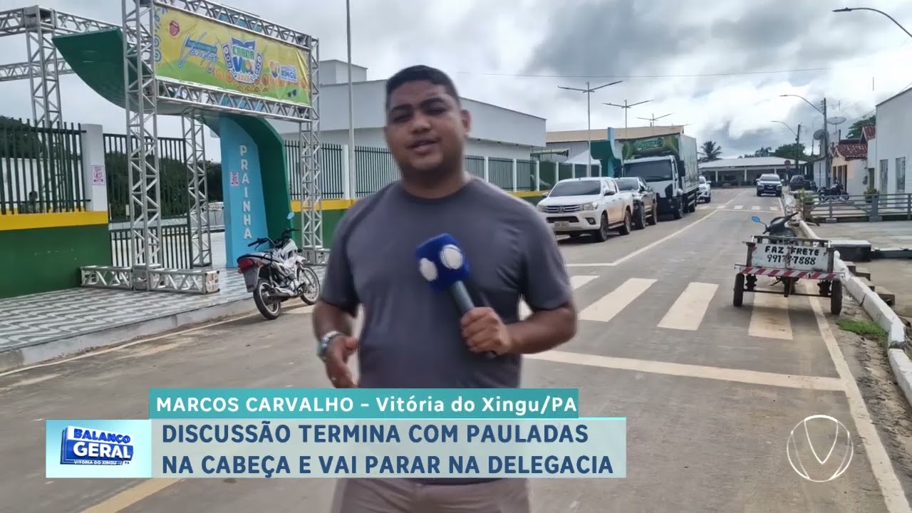 DISCUSSÃO TERMINA COM PAULADAS NA CABEÇA E VAI PARAR NA DELEGACIA