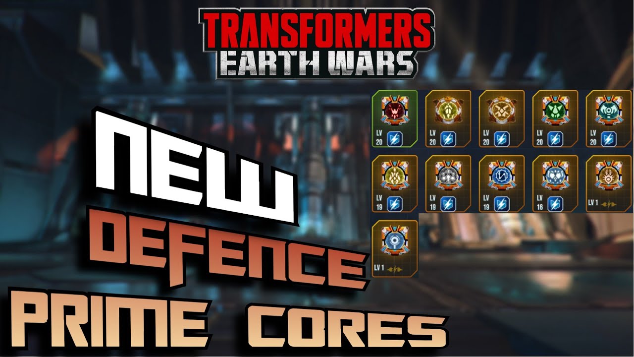 New Defence Prime cores! Transformers Earth Wars