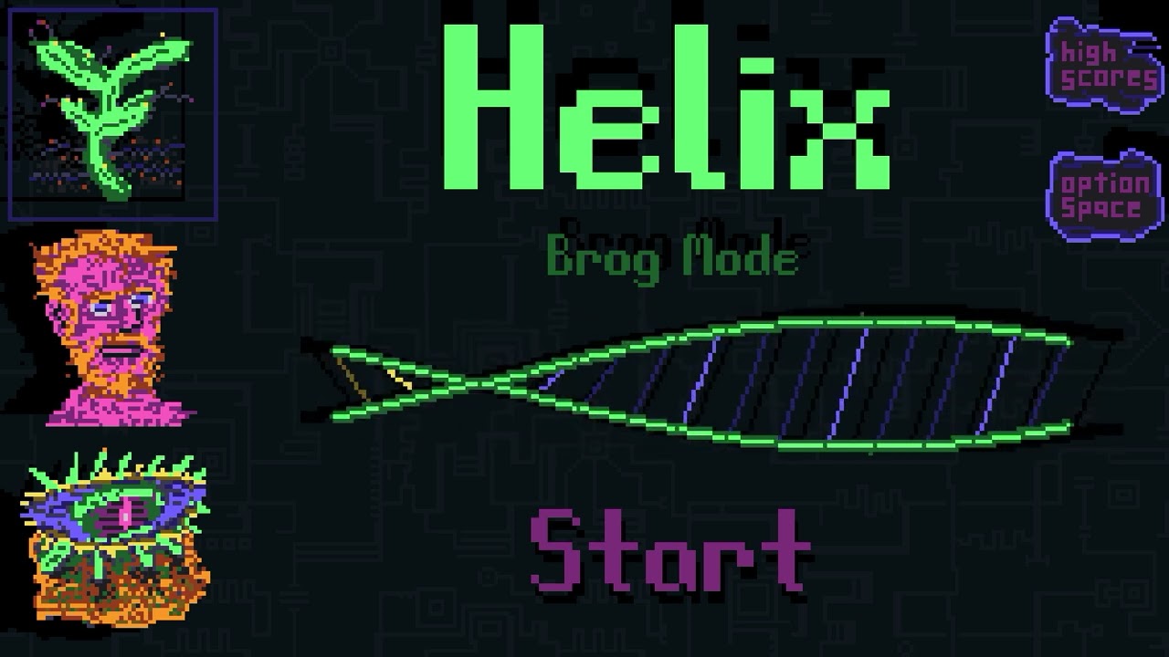 The music from Helix - Title/Main menu