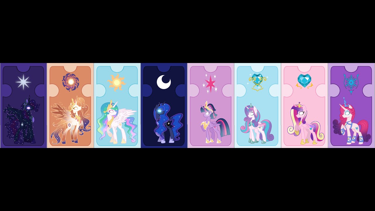 MLP [Фан-арт] Все правители Эквестрии (Спидпэйнт)