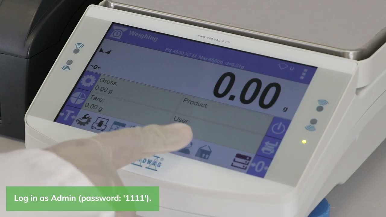Lasec® presents - RADWAG PS X7 Monoblock Balance and Printer Video