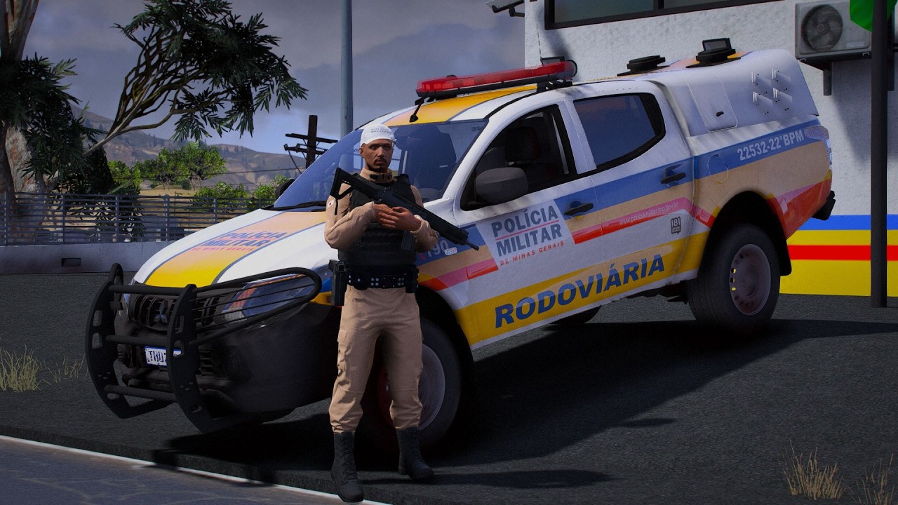 POLÍCIA RODOVIÁRIA DE MINAS GERAIS REALIZA OPERAÇÃO CONTRA O TR4FICO DE DR0GAS - POLICIA NO GTA 5