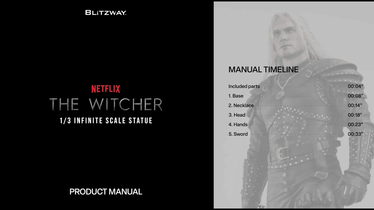 [MANUAL] Witcher 1/3 Scale Statue