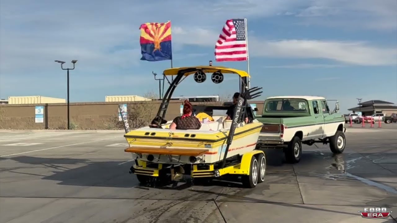 Too much Ford Truck Fun in Lake Havasu!