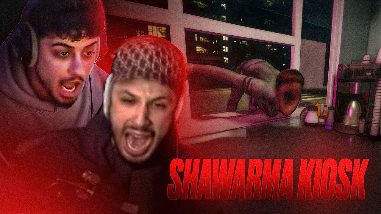 EMRE & OUALID erschrecken sich hart 😂 Wir spielen das 1. Mal Shawarma Kiosk!