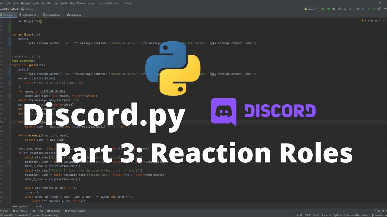 Discord.py Give users Roles based on Reaction in Python