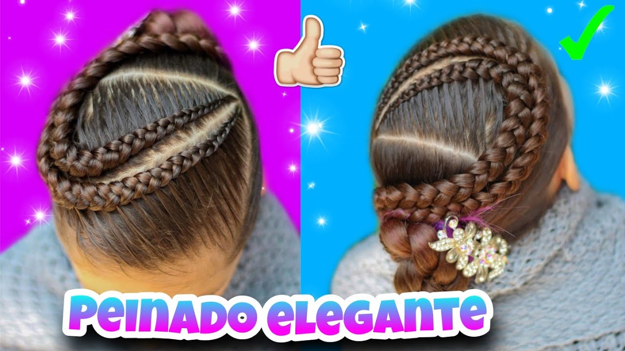 💕 Peinado F&Aacute;CIL y elegante  👧 / Peinados EN 5 MINUTOS / WILVITA 🎀
