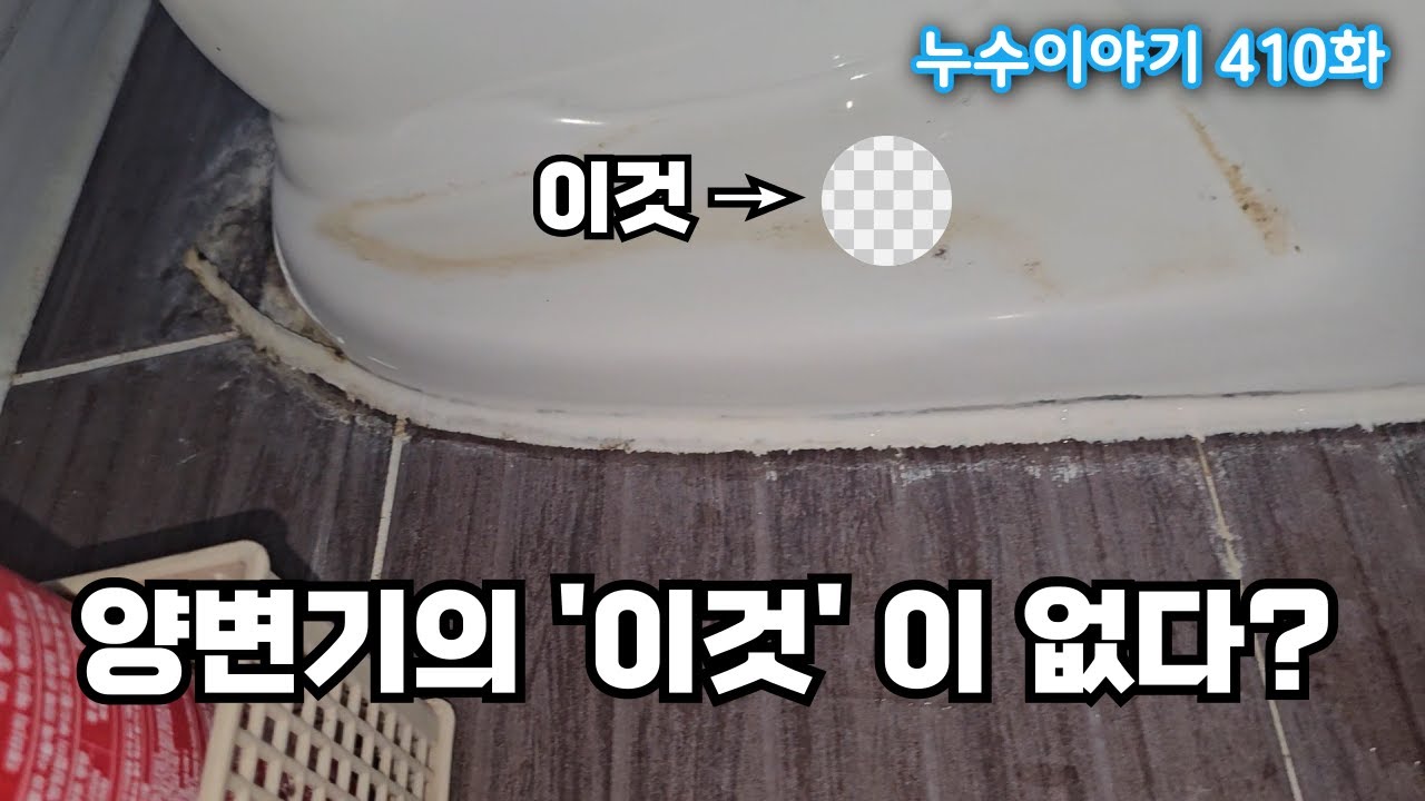 양변기의 무엇이 없는걸까?