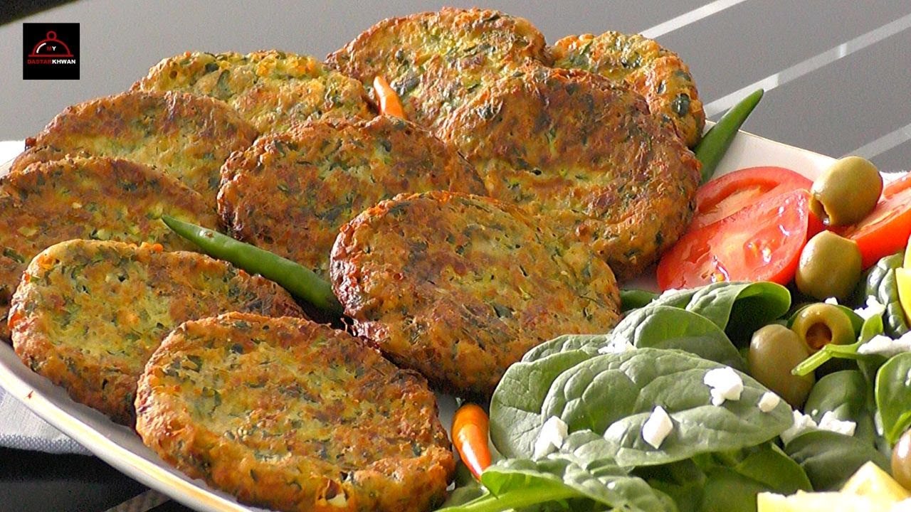 Delicious and Quick Vegetarian Meal - کتلت کدو سبز