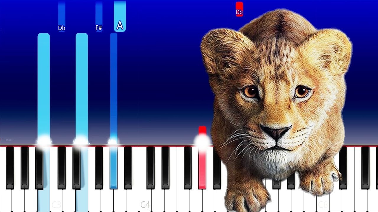 Mufasa_ The Lion King - Cast - Bye Bye (Piano Tutorial)