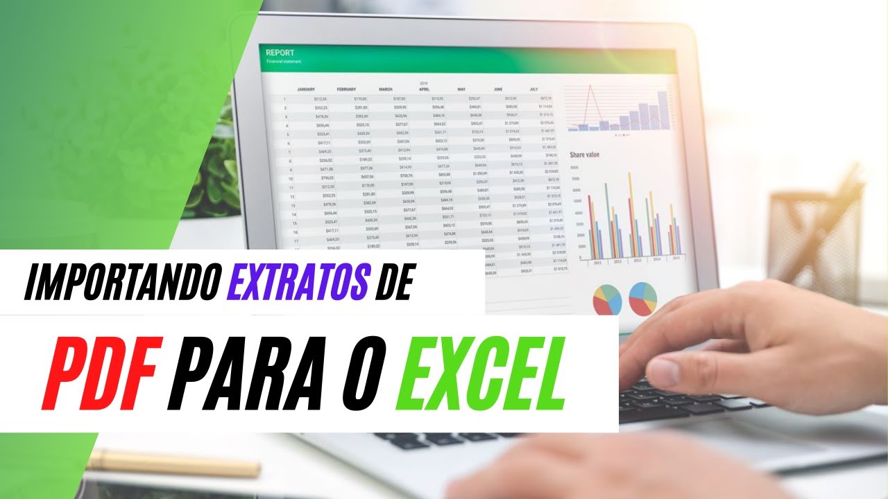 Importando extratos de arquivos PDF diretamente pelo Excel.