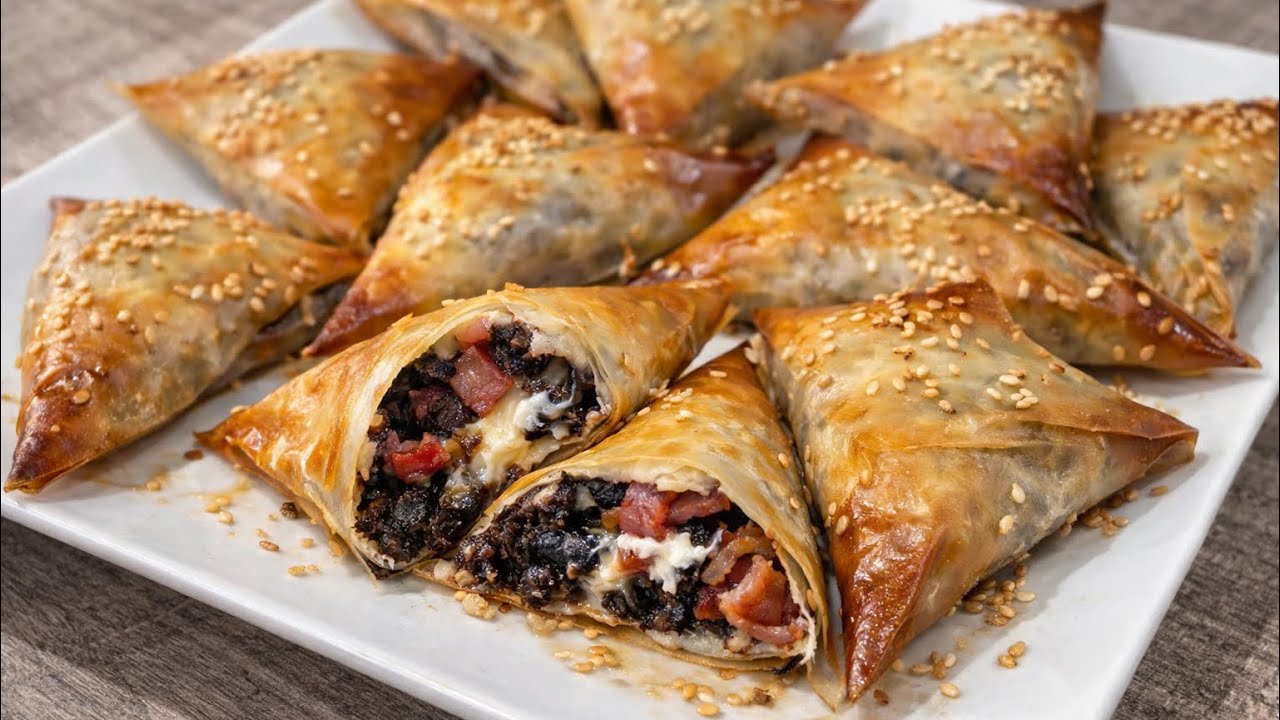 ¡Te encantará este CRUJIENTE de morcilla, bacon y queso crema! ¡Está brutal!