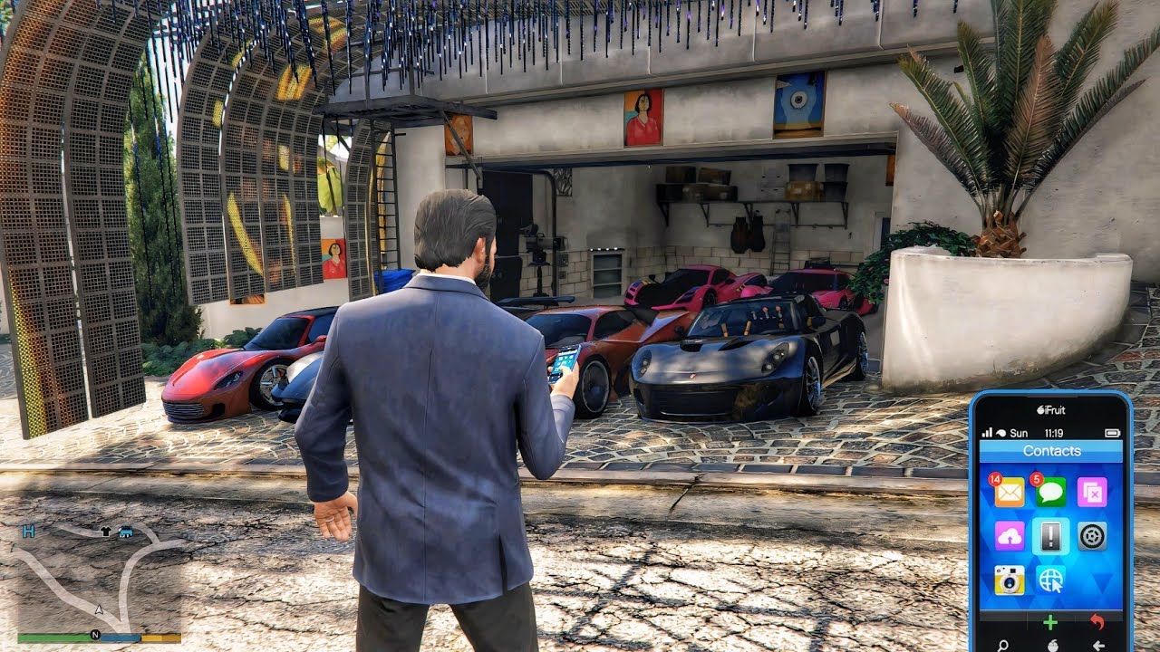 Gta V Enchanted - Michael’s Showroom Has the Most Expensive Car No One Else Owns