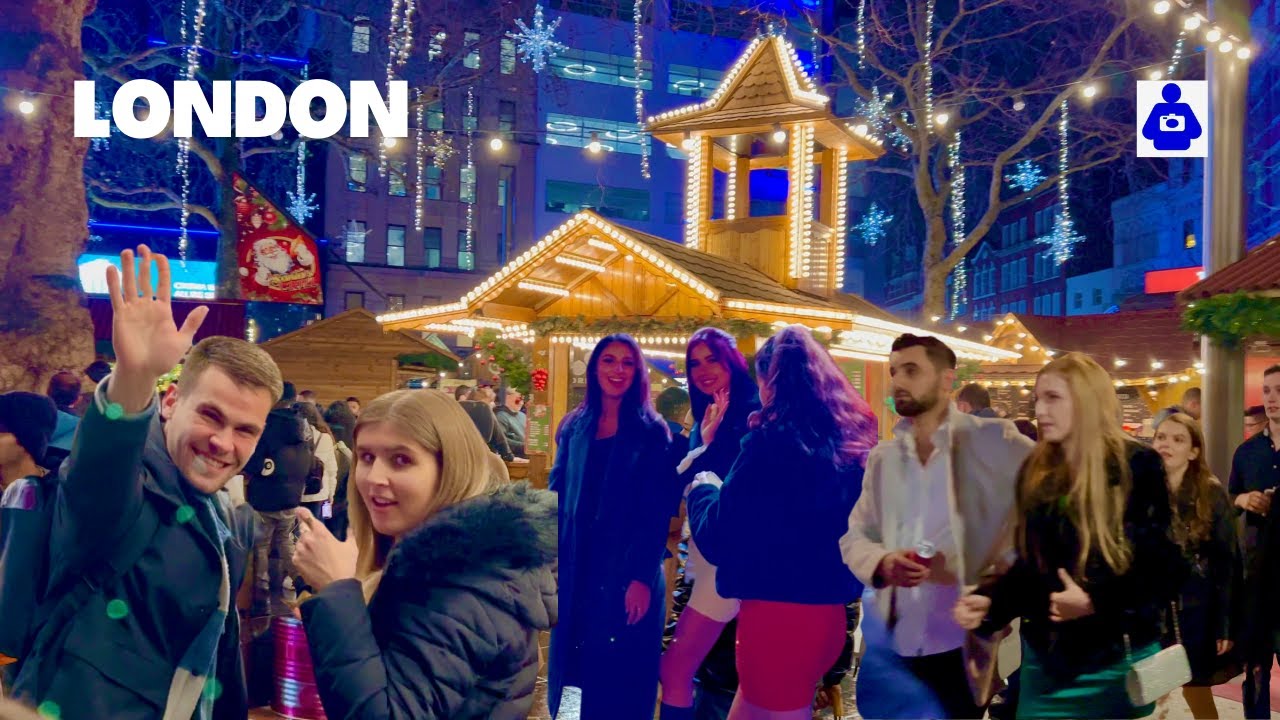 Celebrating New Year's Eve in London | West End Night Walk Soho Chinatown Trafalgar Square 2022