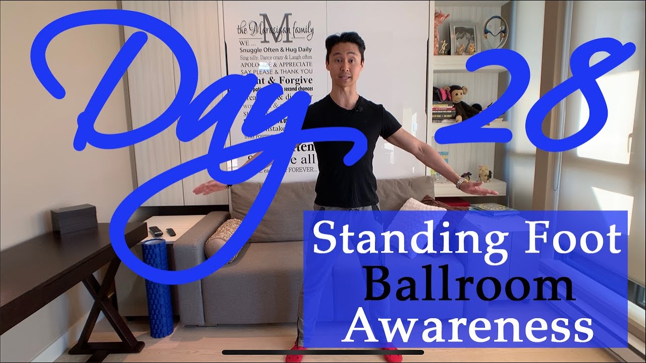 Ballroom Technique - 1 Drill to Improve Your Ballroom Standing Foot Awareness - Day 28