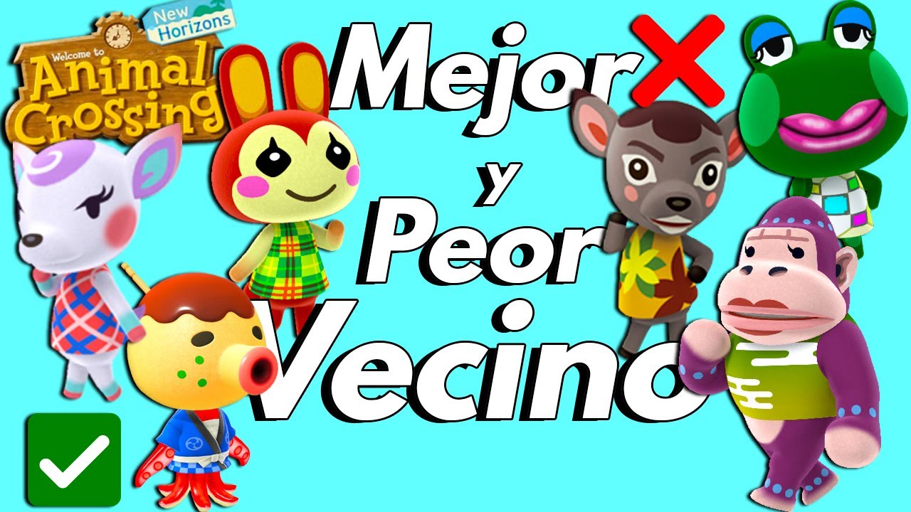 Elijo el MEJOR✅ y PEOR❌ vecino de cada especie 😱 Animal Crossing New Horizons