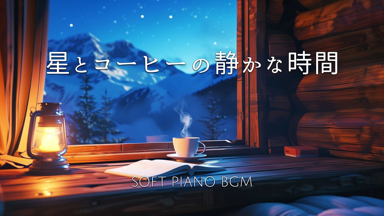 星とコーヒーの静かな時間 | Soft Piano BGM