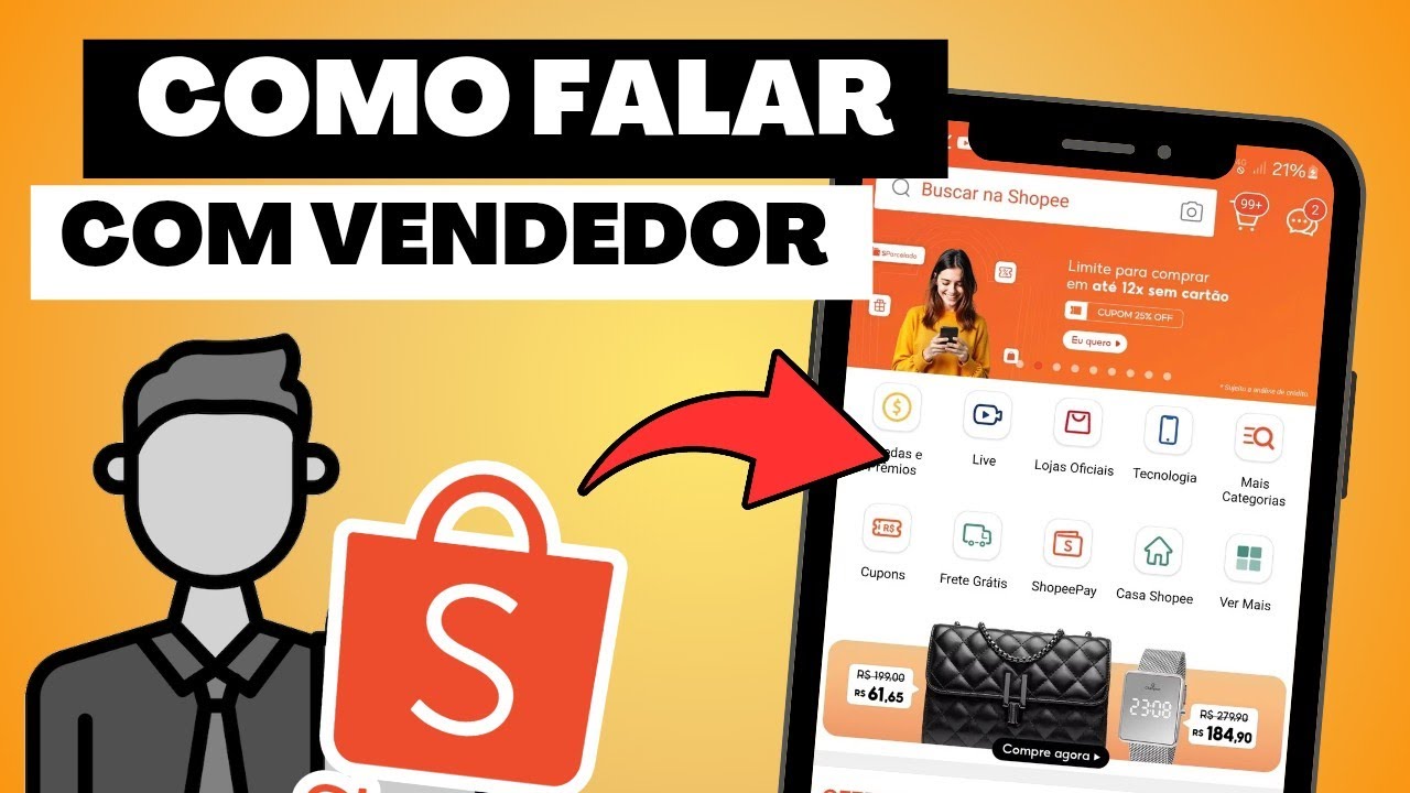 COMO FALAR COM O VENDEDOR DA SHOPEE