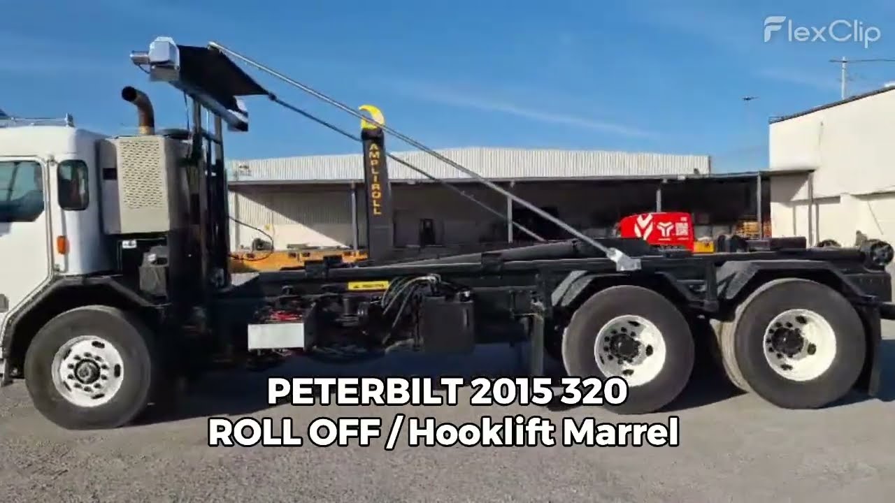 2015 Peterbilt 320 Hooklift Marrel Truck Review | 60,000 lb Capacity Diesel Work Rig 🚛