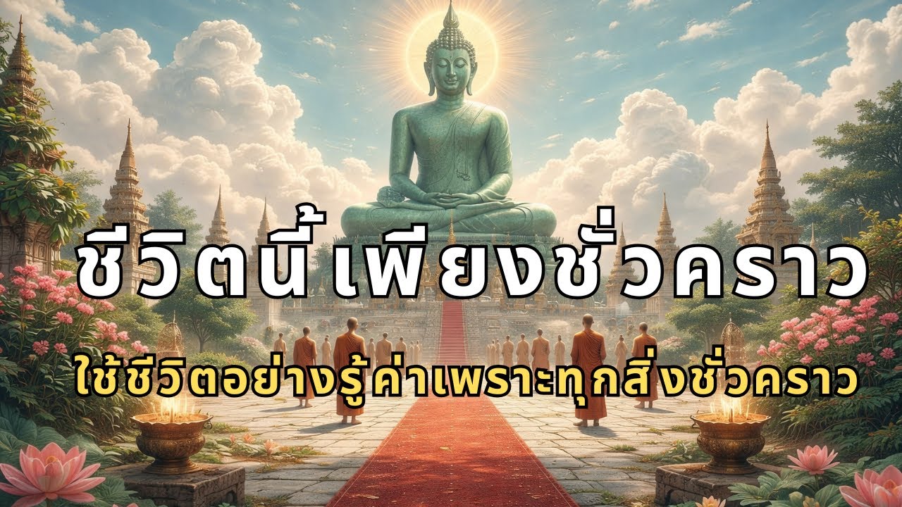 ชีวิตนี้เพียงชั่วคราว l ธรรมะสอนใจ ฟังธรรมแล้วใจเบา ปล่อยวางและเป็นสุข