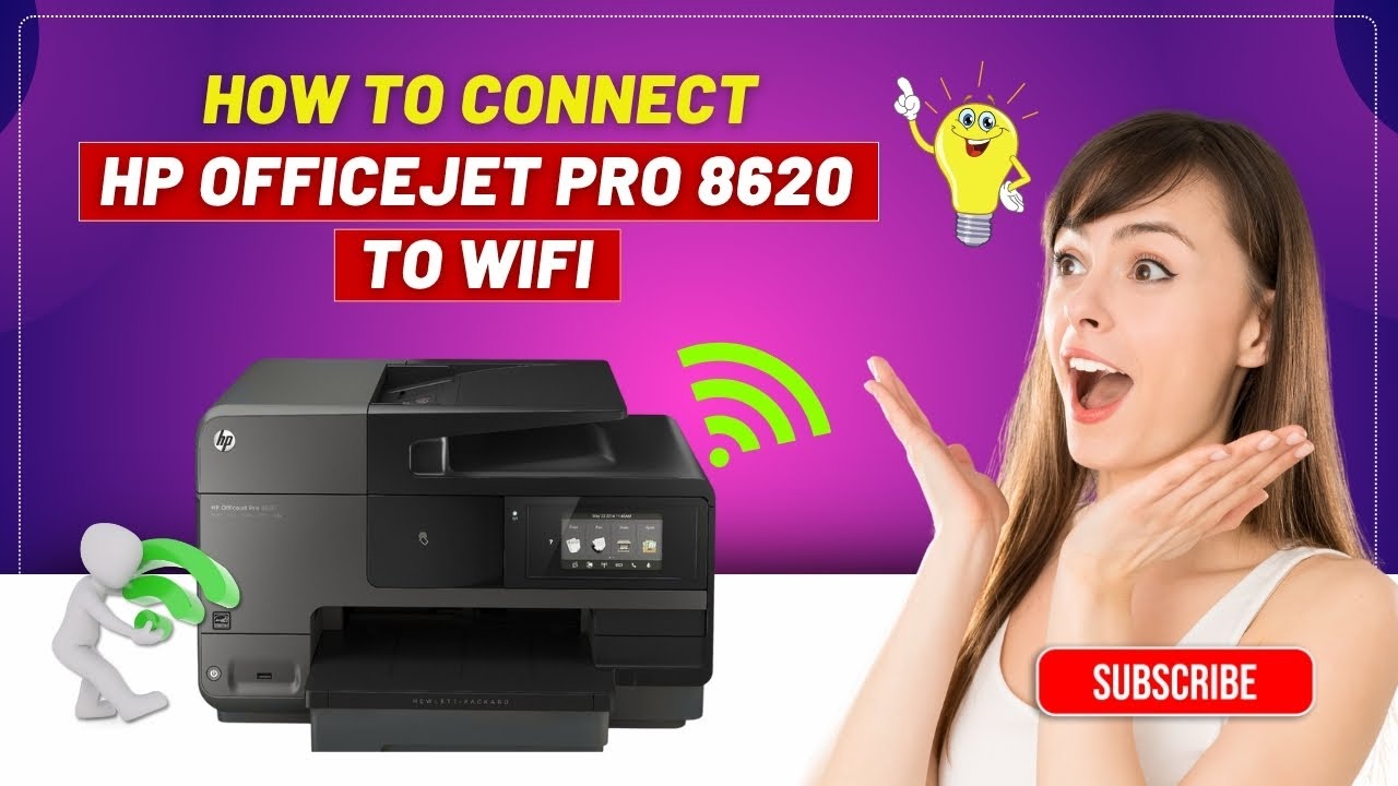 Jak podłączyć drukarkę HP Officejet Pro 8620 do sieci Wi-Fi? | Printer Tales
