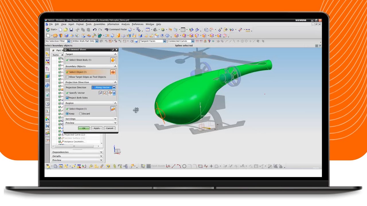 Advanced Surfacing in NX CAD - Tutorial - PROLIM Lunch Bytes