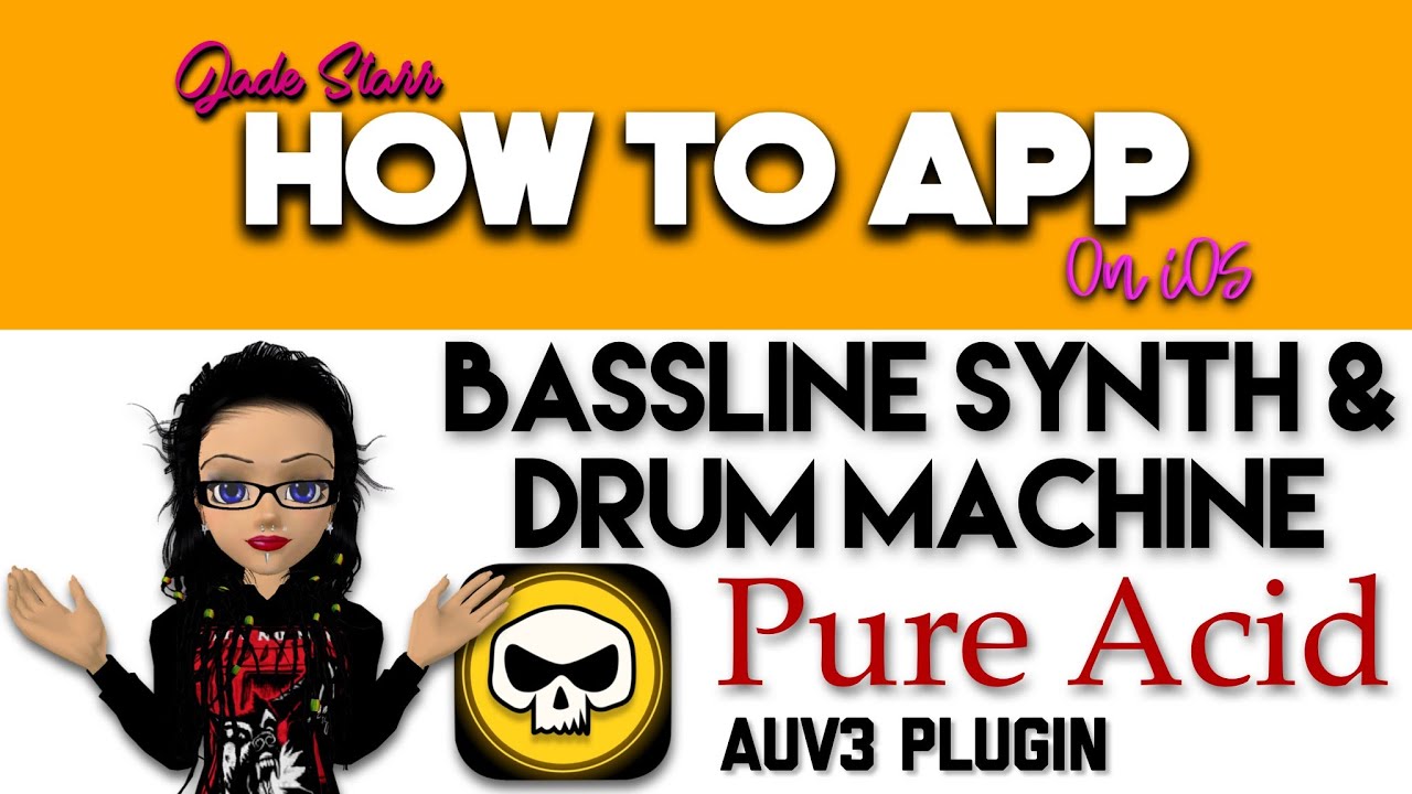 Bassline Synth & Drum Machine Pure Acid for iOS - How To App on iOS! - EP 564 S9