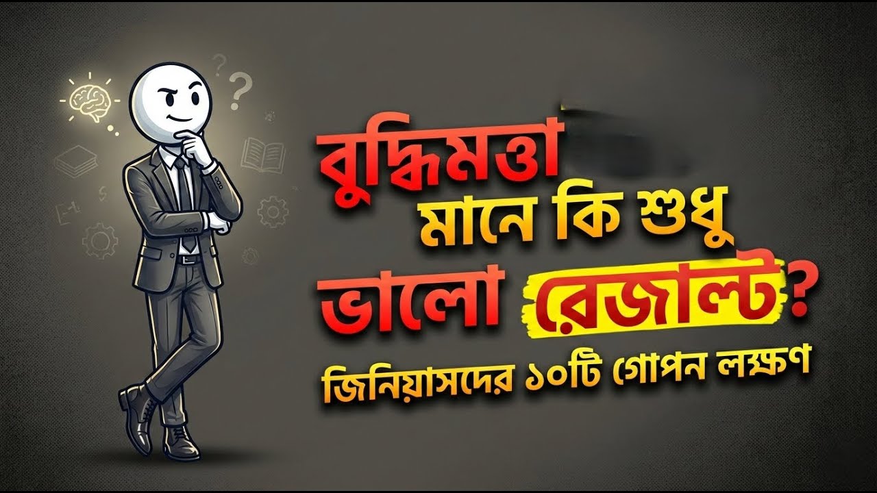 বুদ্ধিমত্তা মানে কি শুধু ভালো রেজাল্ট? | জিনিয়াসদের ১০টি গোপন লক্ষণ