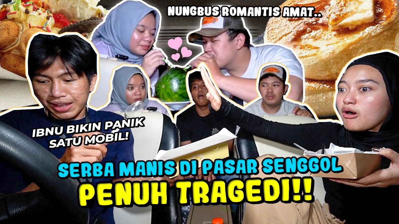 JAJAN SERBA MANIS DI PASAR SENGGOL BEKASI!! AGAK SEDIKIT KECEWA😭😭