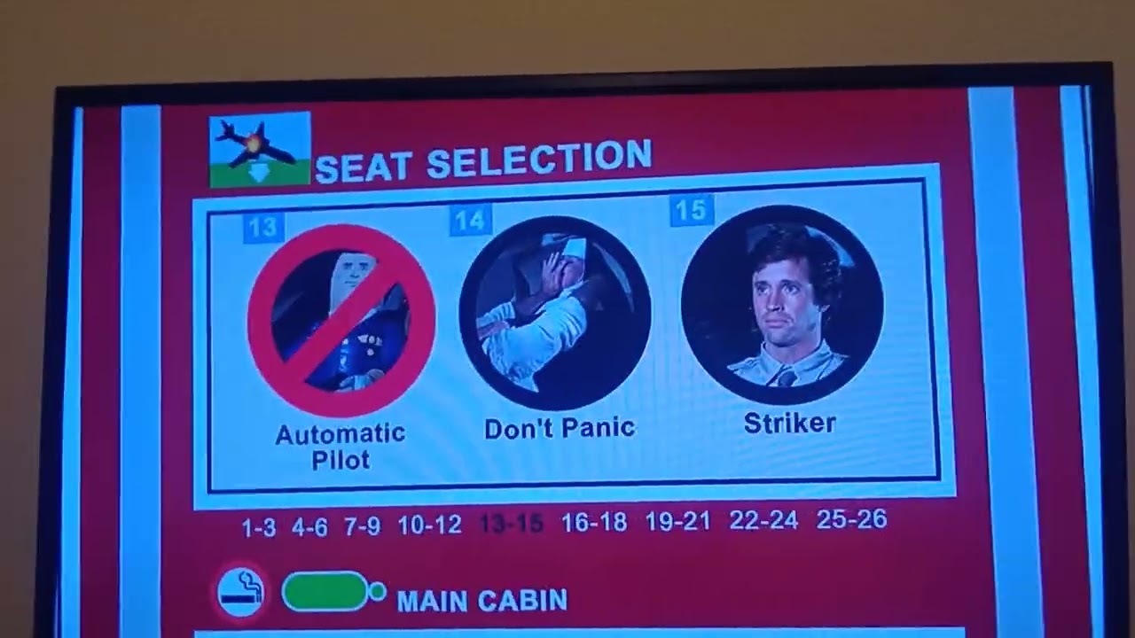 Airplane (1980): Don't Call Me Shirley Edition DVD Menu (2005)