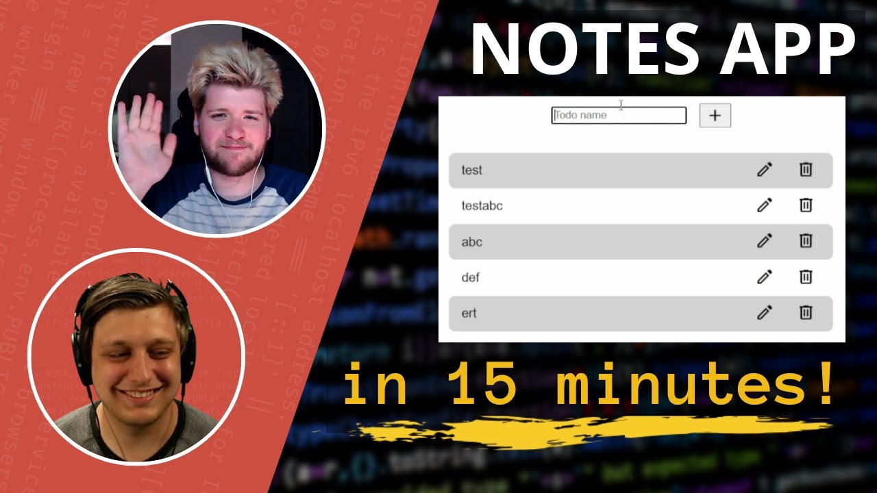 JavaScript Interview Training - Notes App