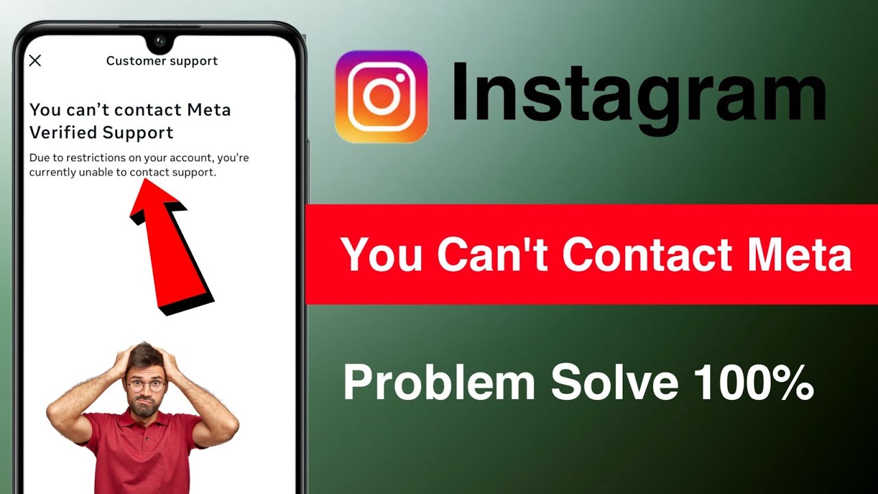 You can't contact Meta Verified SupportDue to restrictions on your accountyou're currently Instagram