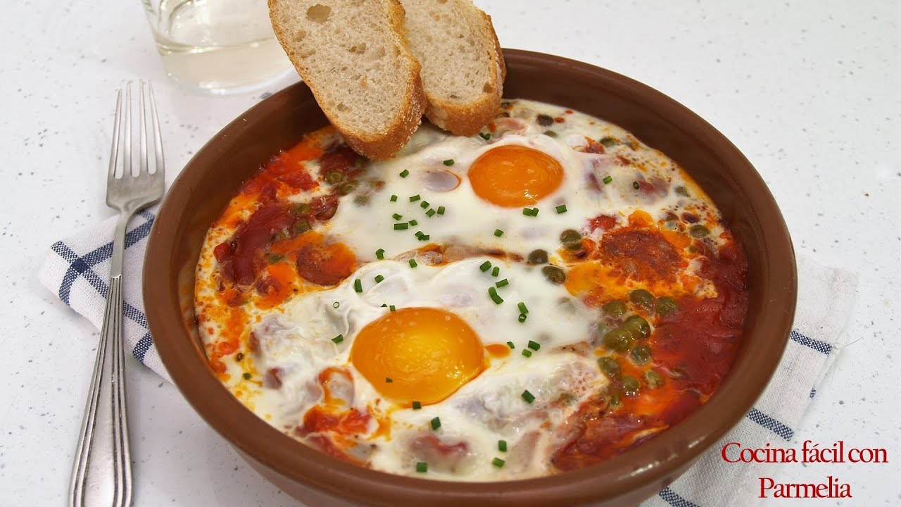 Huevos al plato en microondas ¡Receta Fácil, Rápida y Muy Rica!