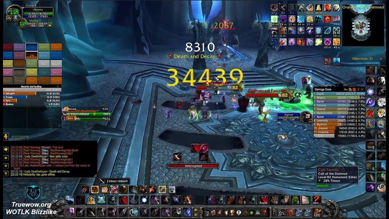 Killshot on Adds = EZ top DPS | Marksmanship Hunter (PvE) (WoTLK)  | Lady Deathwhisperer 25 Heroic