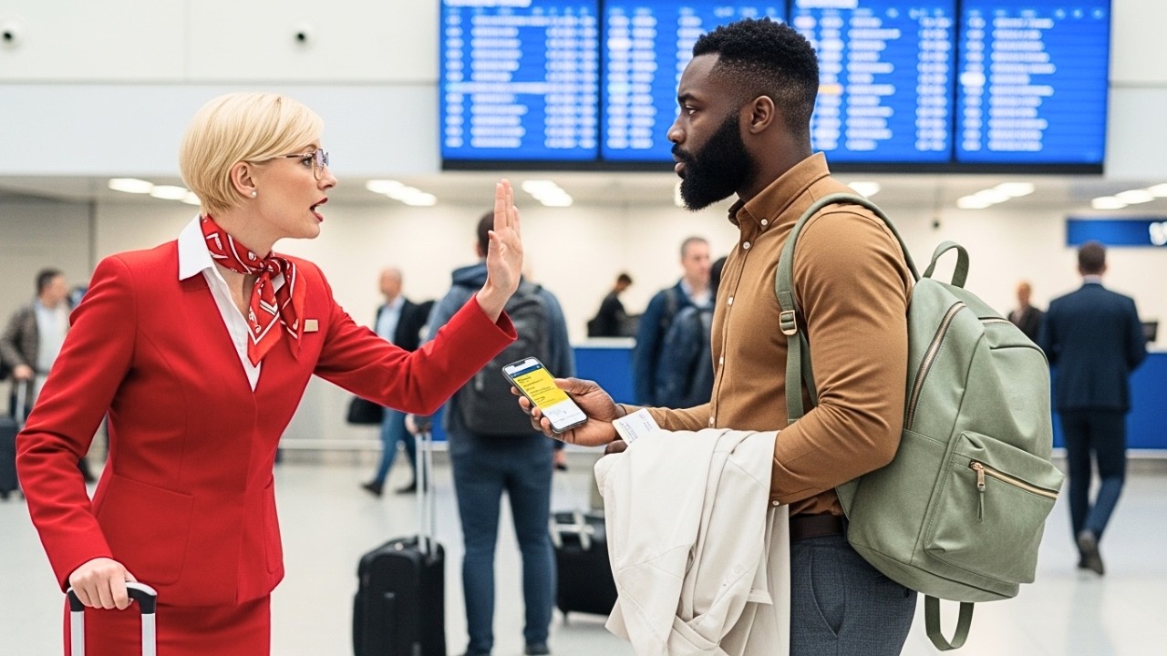 She Refused Boarding to a Black Man — The Airline CEO Was Right Behind Her